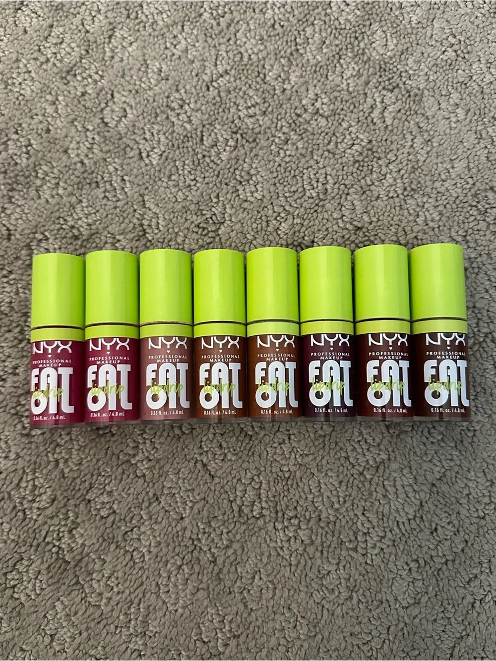 BRAND NEW NYX Fat Oil Lip Drip Lip Gloss Oil 8-Piece Lot